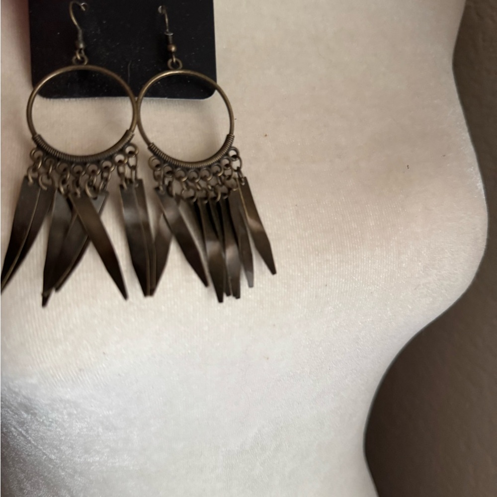 Elegant Gold Dangle Earrings